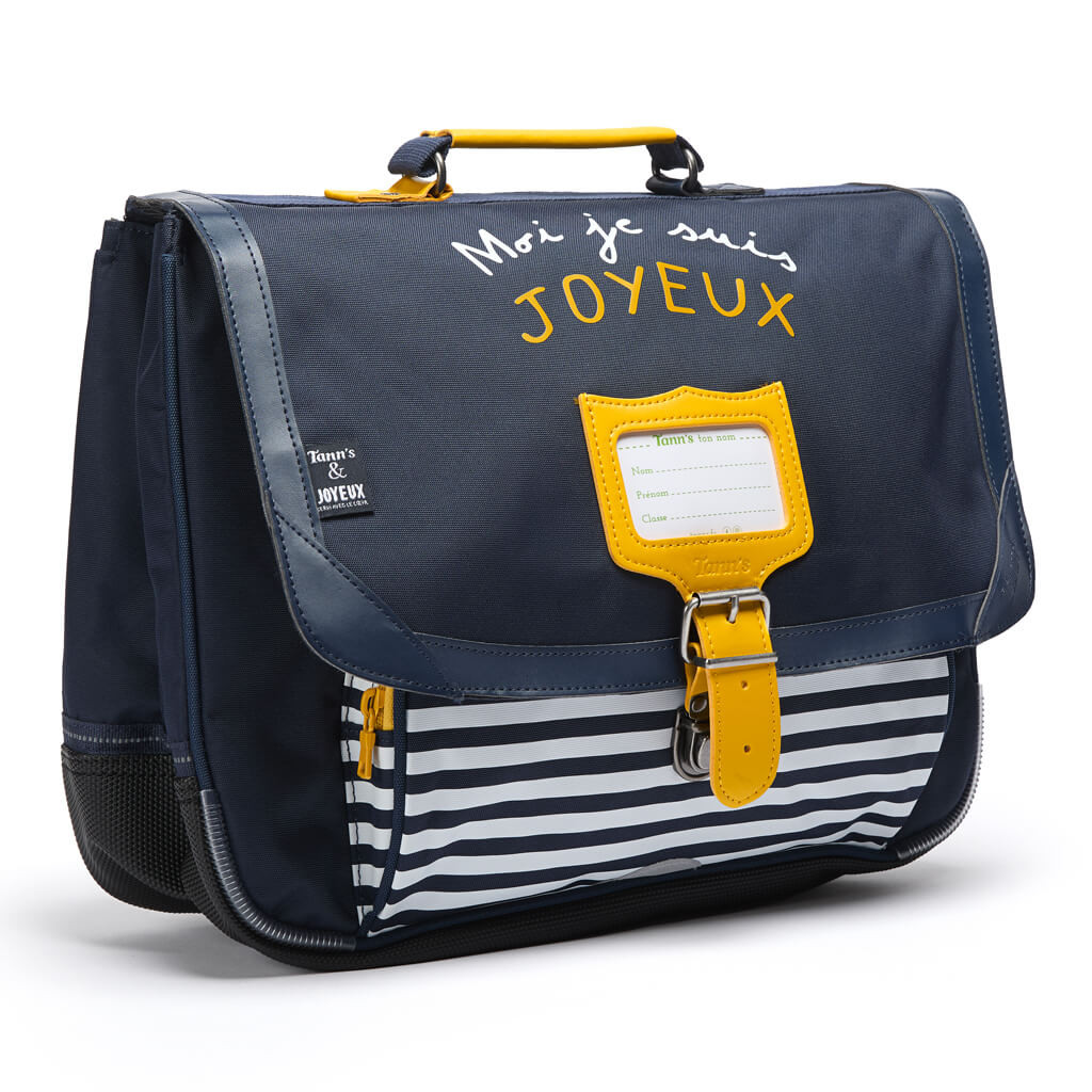 Cartable Tann's CAFE JOYEUX Joy 1 boucle - Vue de biais